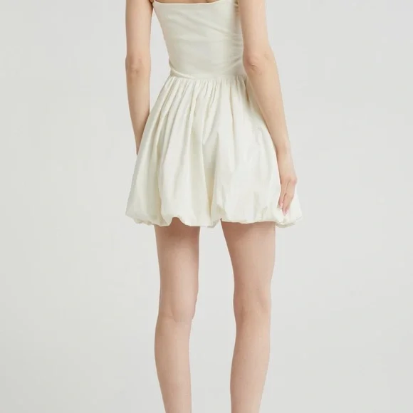 Wayf Cream Spaghetti Strap Dress - Picture 2 of 3